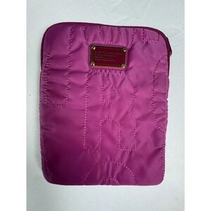 Marc by Marc Jacobs Embroidered Padded Laptop Computer Bag Sleeve Case Zip Top